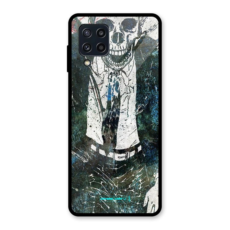 Skeleton in a Suit Glass Back Case for Galaxy M32