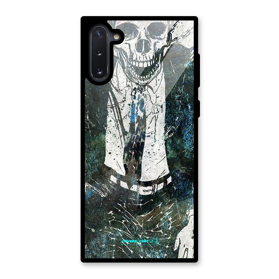 Skeleton in a Suit Glass Back Case for Galaxy Note 10