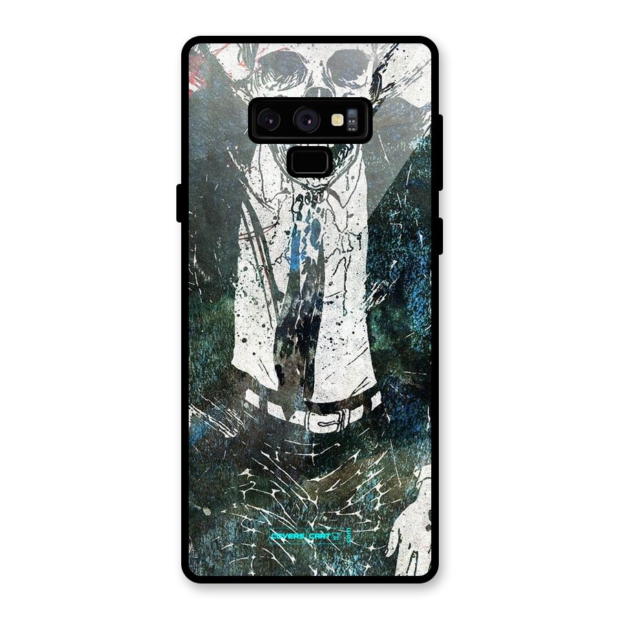 Skeleton in a Suit Glass Back Case for Galaxy Note 9