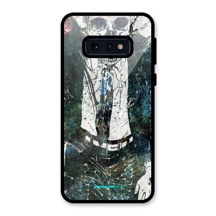 Skeleton in a Suit Glass Back Case for Galaxy S10e