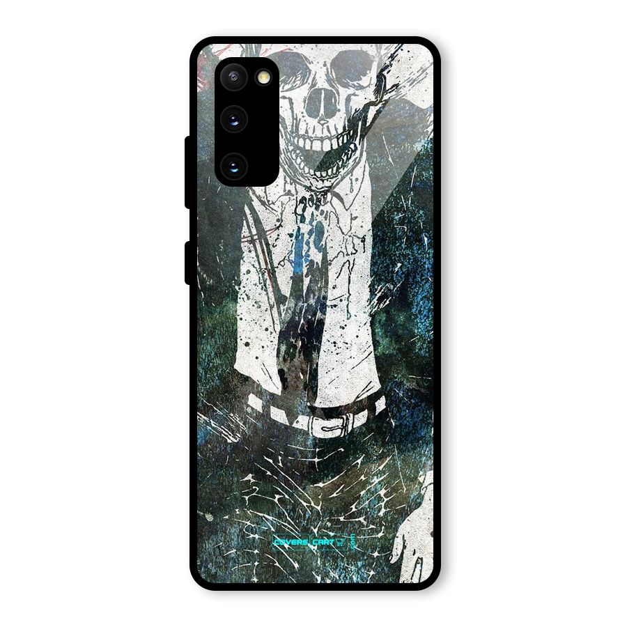 Skeleton in a Suit Glass Back Case for Galaxy S20 FE