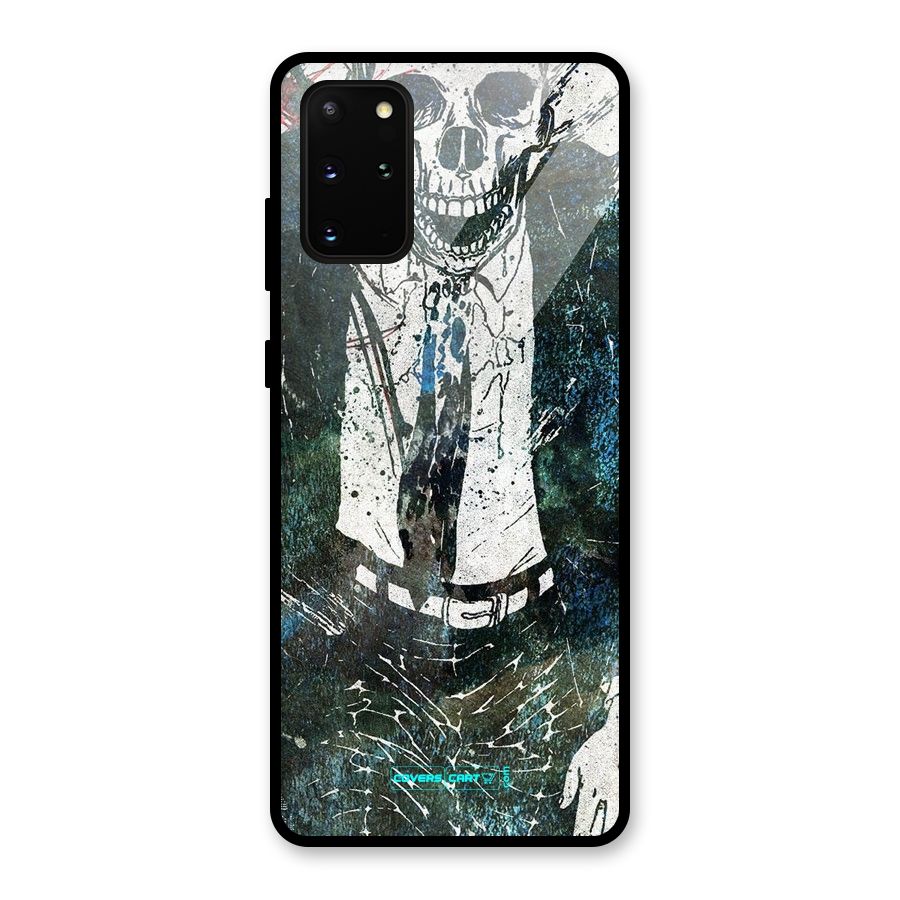 Skeleton in a Suit Glass Back Case for Galaxy S20 Plus