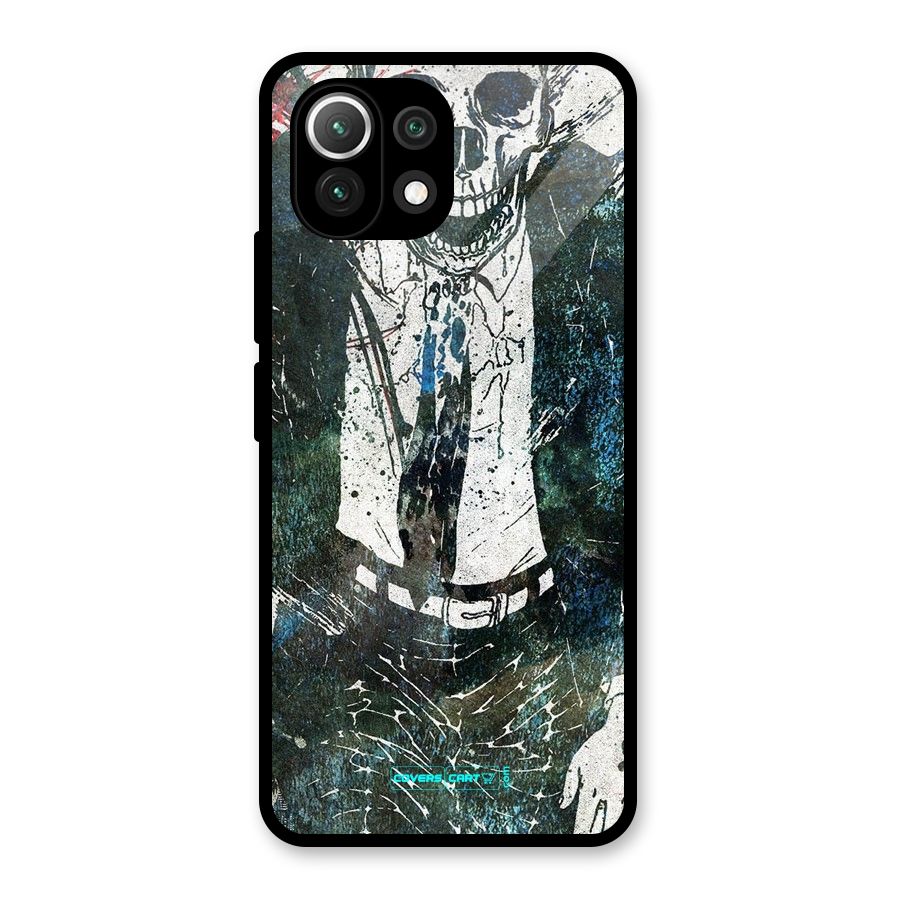 Skeleton in a Suit Glass Back Case for Mi 11 Lite