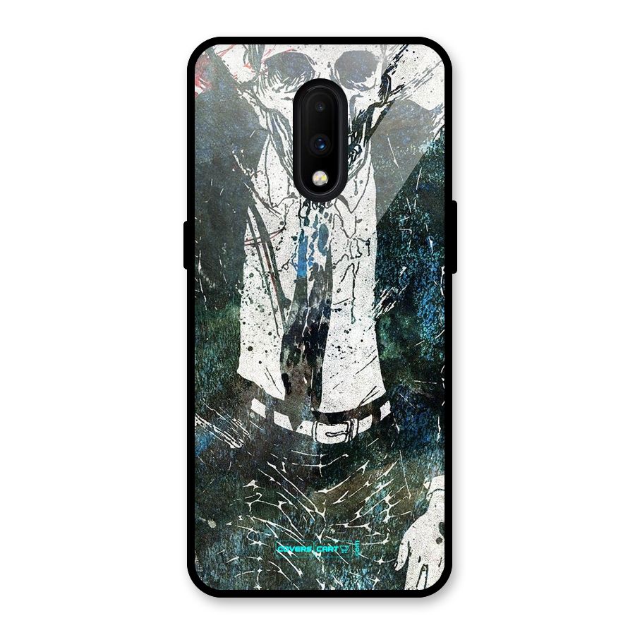 Skeleton in a Suit Glass Back Case for OnePlus 7