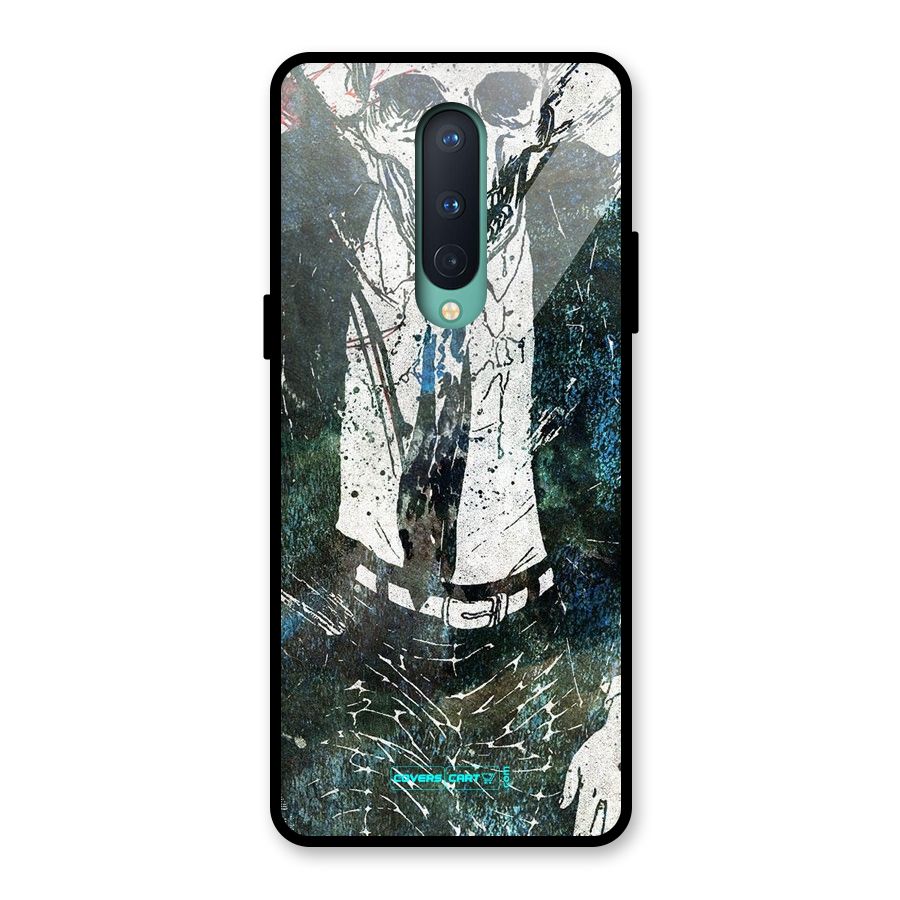 Skeleton in a Suit Glass Back Case for OnePlus 8