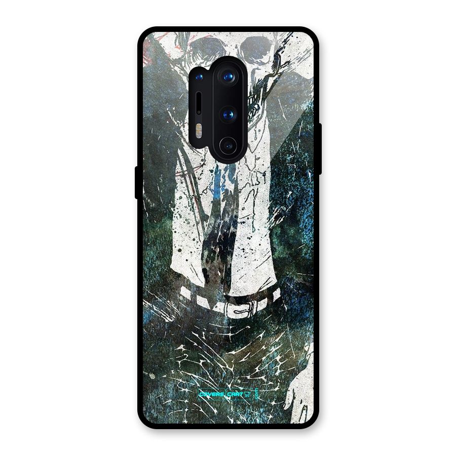 Skeleton in a Suit Glass Back Case for OnePlus 8 Pro