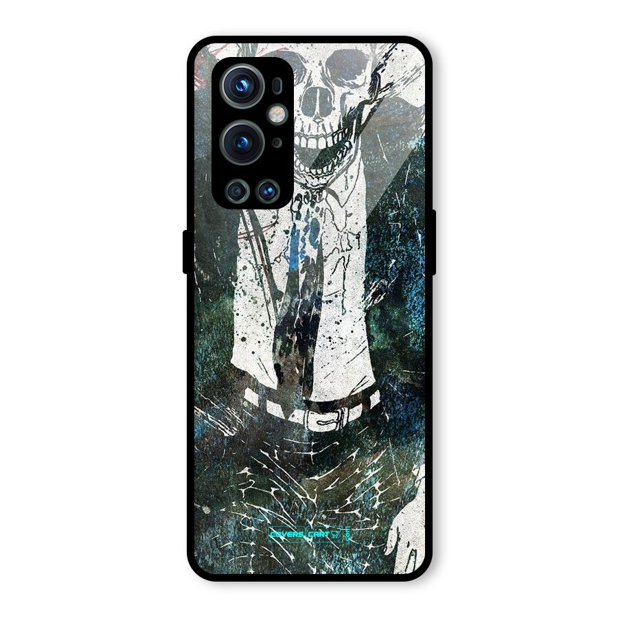Skeleton in a Suit Glass Back Case for OnePlus 9 Pro