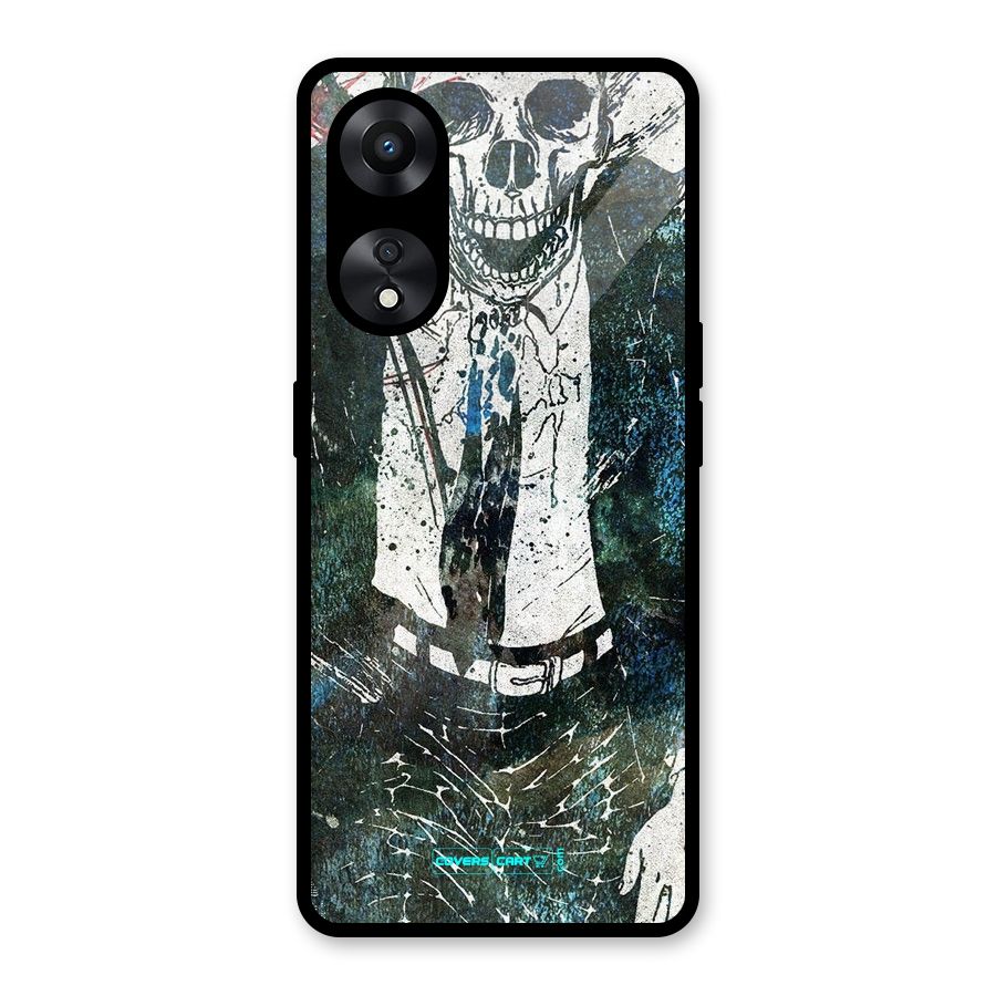Skeleton in a Suit Glass Back Case for Oppo A78