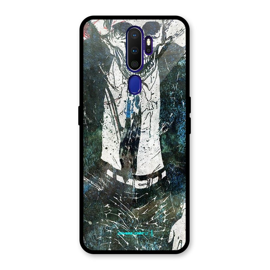 Skeleton in a Suit Glass Back Case for Oppo A9 (2020)