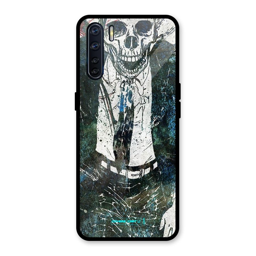 Skeleton in a Suit Glass Back Case for Oppo F15