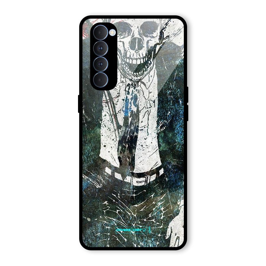 Skeleton in a Suit Glass Back Case for Oppo Reno4 Pro