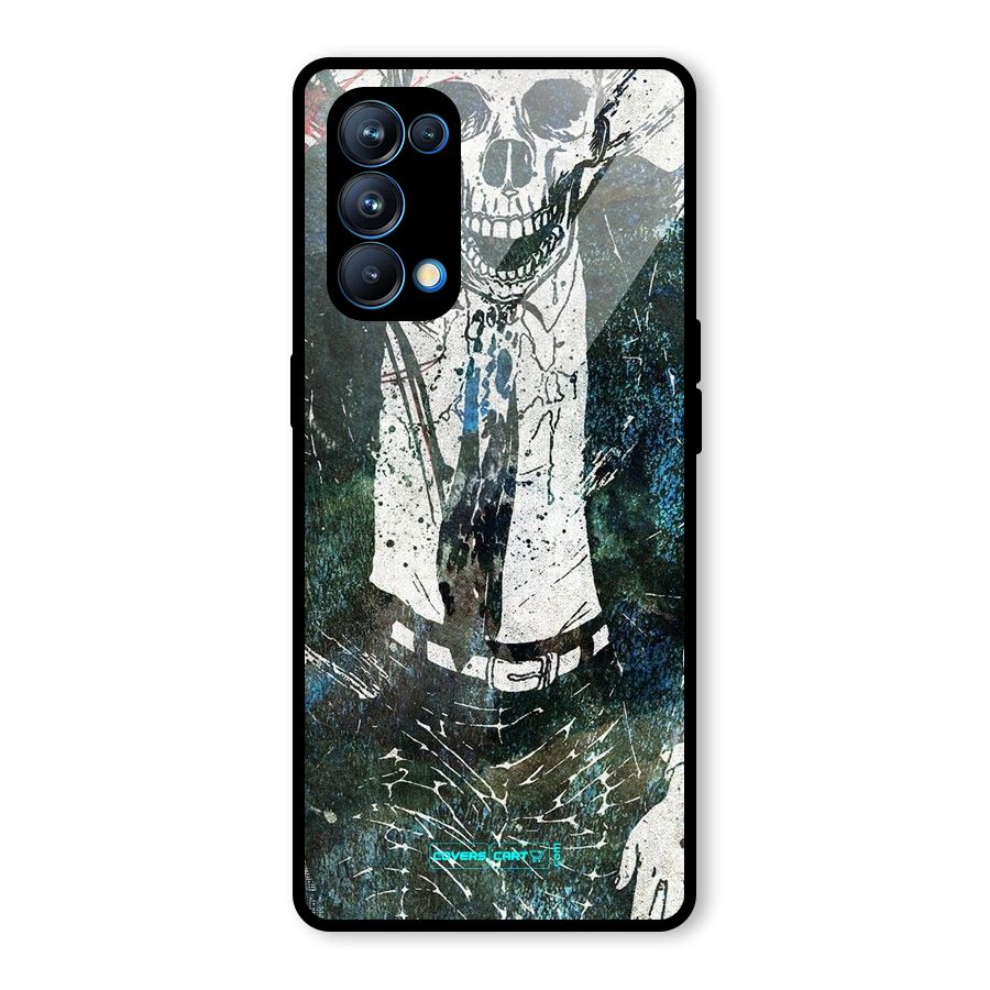 Skeleton in a Suit Glass Back Case for Oppo Reno5 Pro 5G