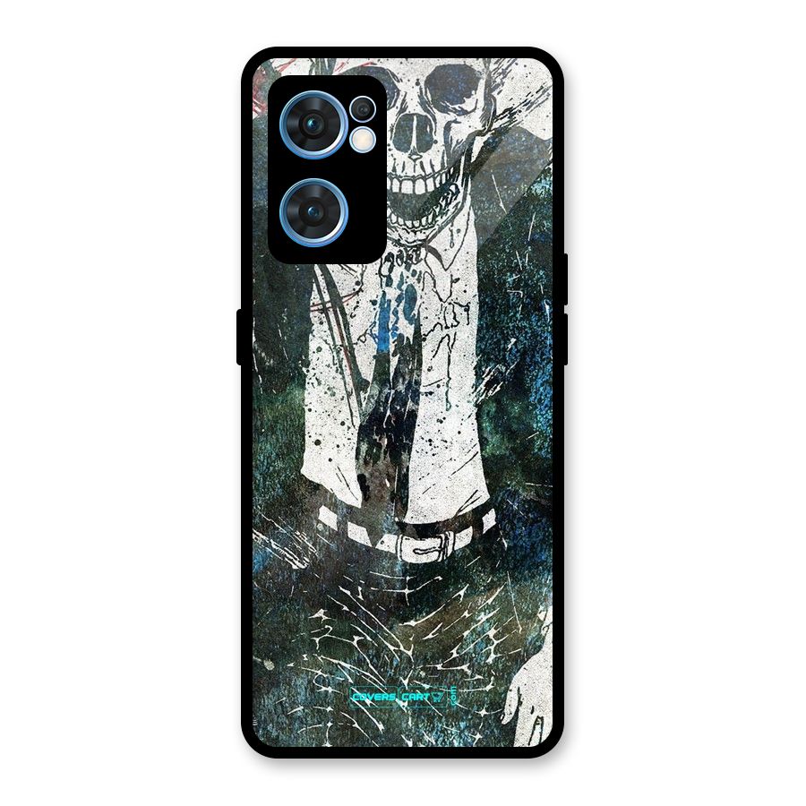 Skeleton in a Suit Glass Back Case for Oppo Reno7 5G