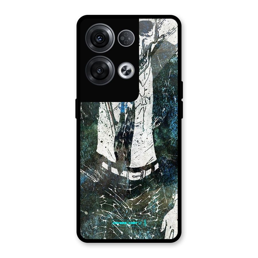 Skeleton in a Suit Glass Back Case for Oppo Reno8 Pro 5G