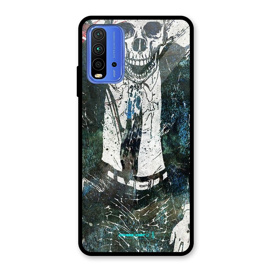Skeleton in a Suit Glass Back Case for Redmi 9 Power