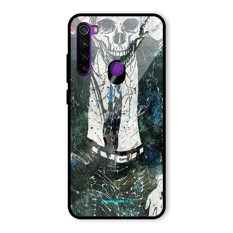 Skeleton in a Suit Glass Back Case for Redmi Note 8