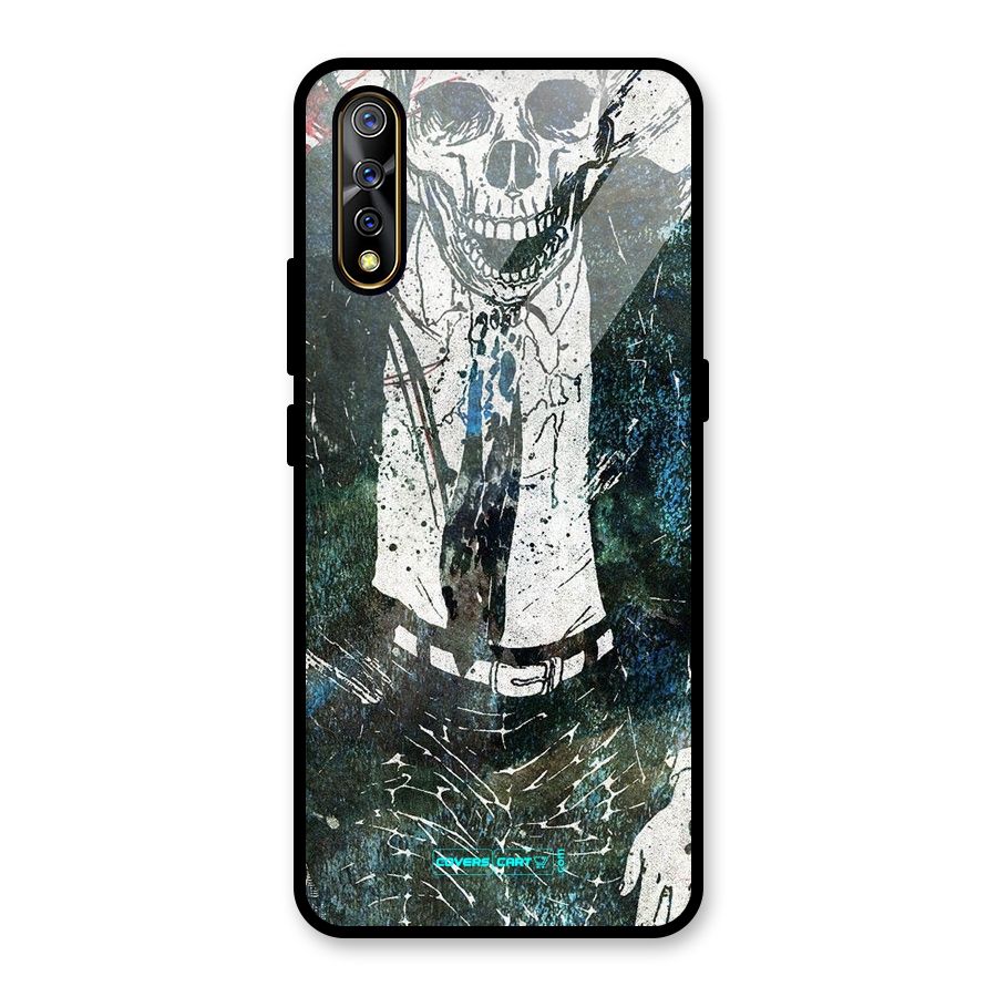 Skeleton in a Suit Glass Back Case for Vivo S1