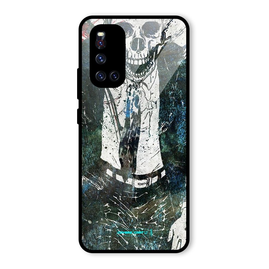 Skeleton in a Suit Glass Back Case for Vivo V19