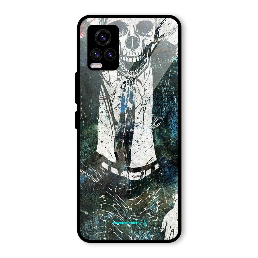 Skeleton in a Suit Glass Back Case for Vivo V20