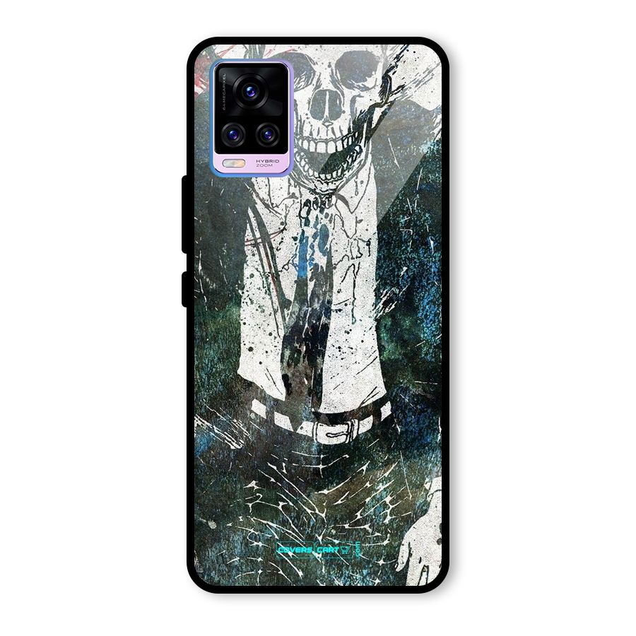 Skeleton in a Suit Glass Back Case for Vivo V20 Pro