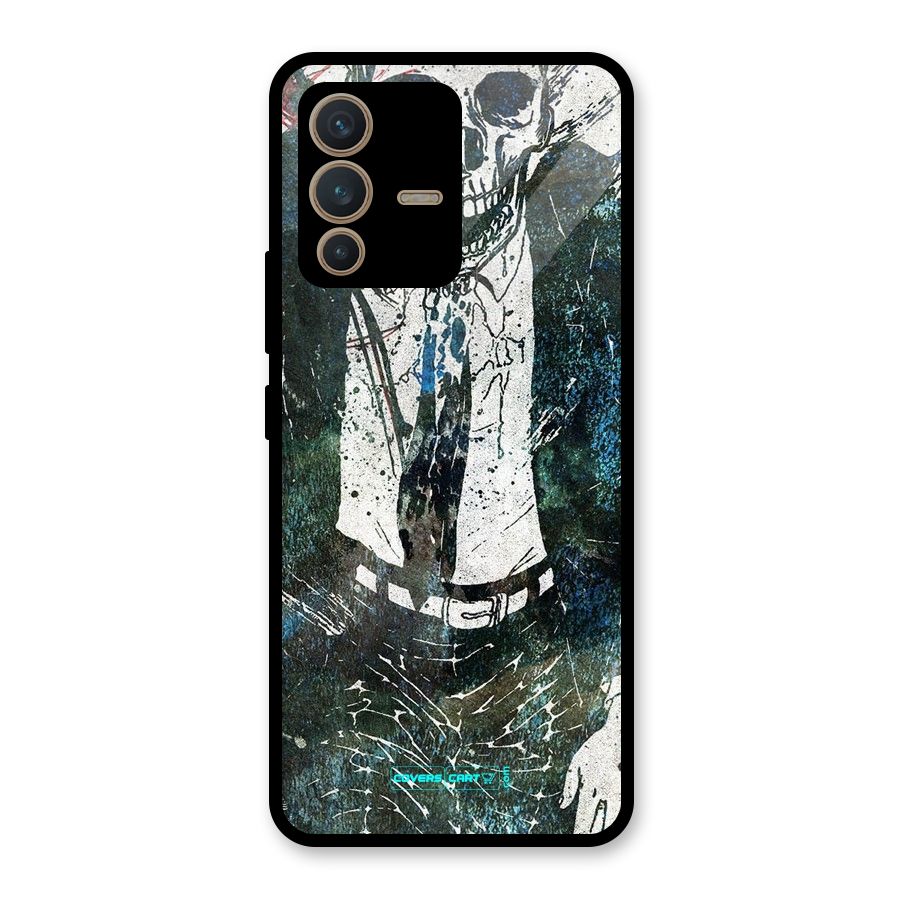 Skeleton in a Suit Glass Back Case for Vivo V23 5G