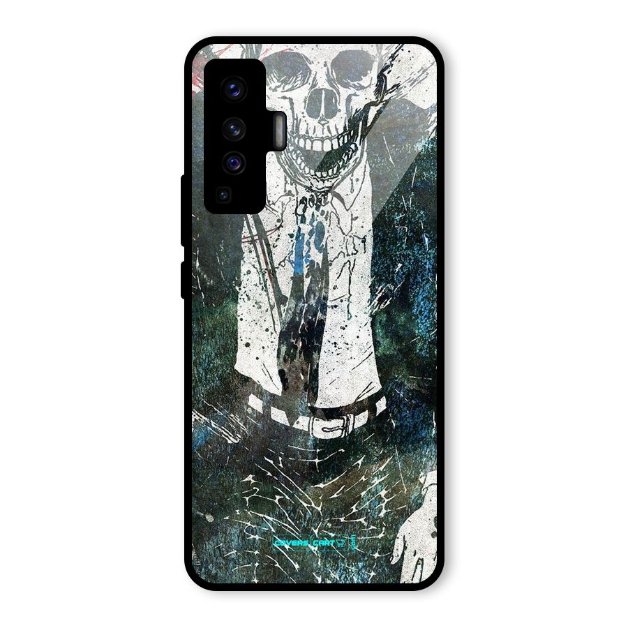 Skeleton in a Suit Glass Back Case for Vivo X50