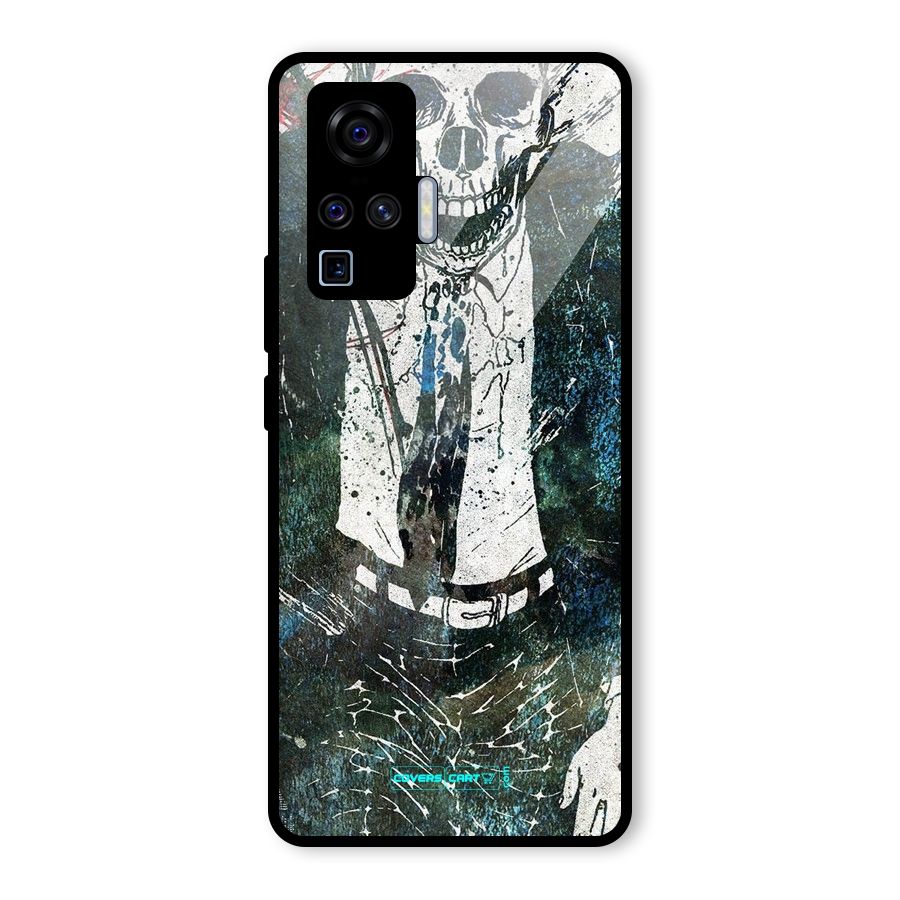 Skeleton in a Suit Glass Back Case for Vivo X50 Pro