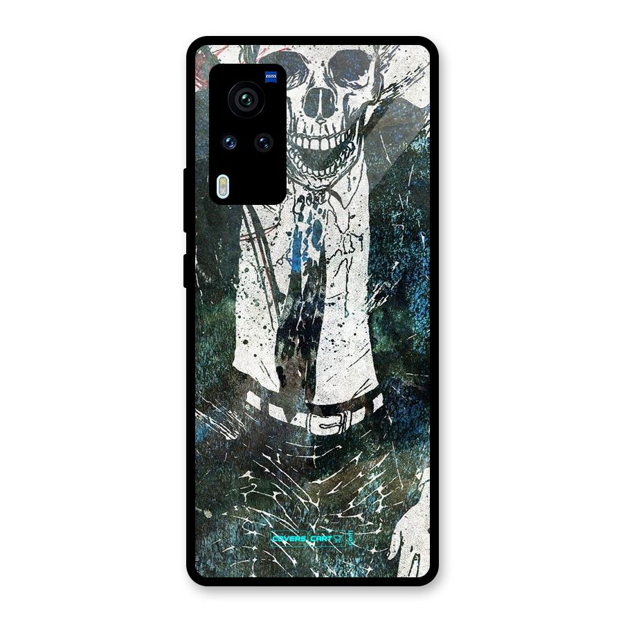 Skeleton in a Suit Glass Back Case for Vivo X60 Pro