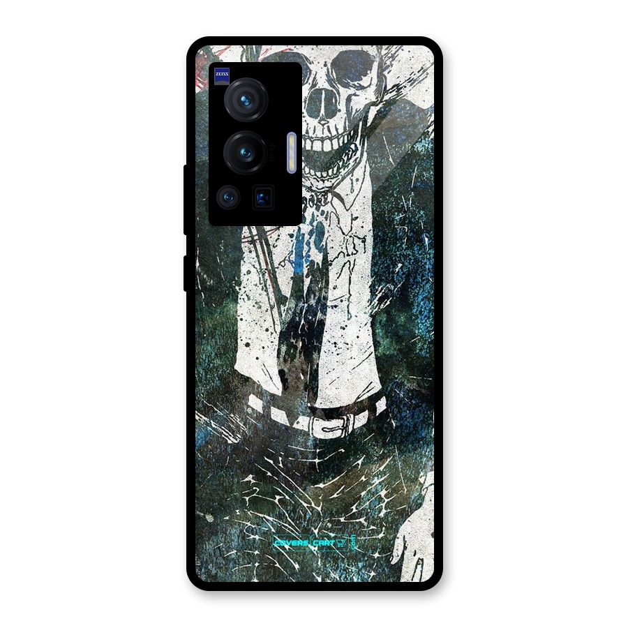 Skeleton in a Suit Glass Back Case for Vivo X70 Pro