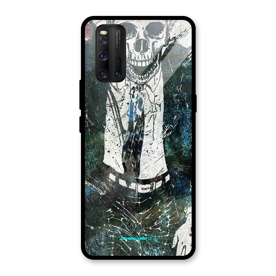 Skeleton in a Suit Glass Back Case for Vivo iQOO 3