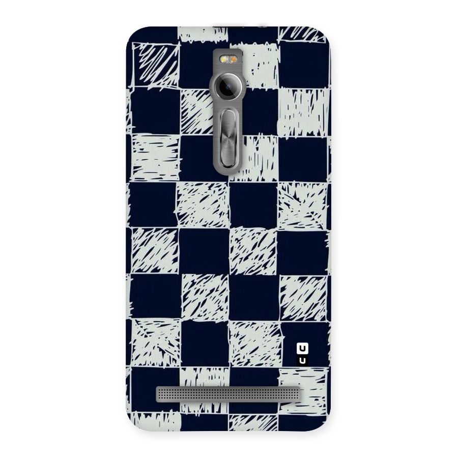 Sketchy Check Design Back Case for Asus Zenfone 2