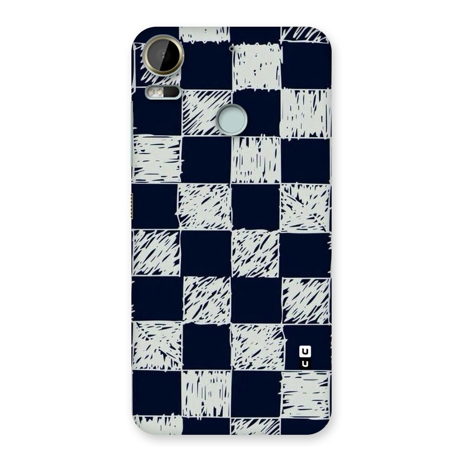 Sketchy Check Design Back Case for Desire 10 Pro
