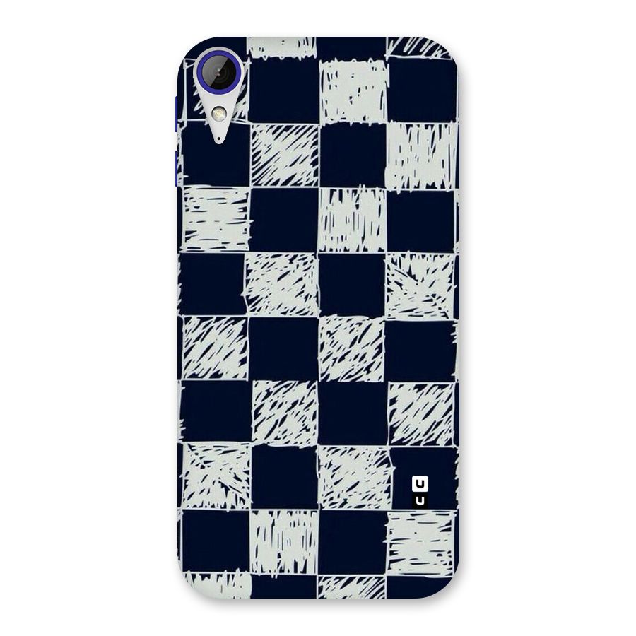 Sketchy Check Design Back Case for Desire 830