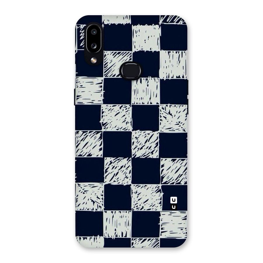 Sketchy Check Design Back Case for Galaxy A10s