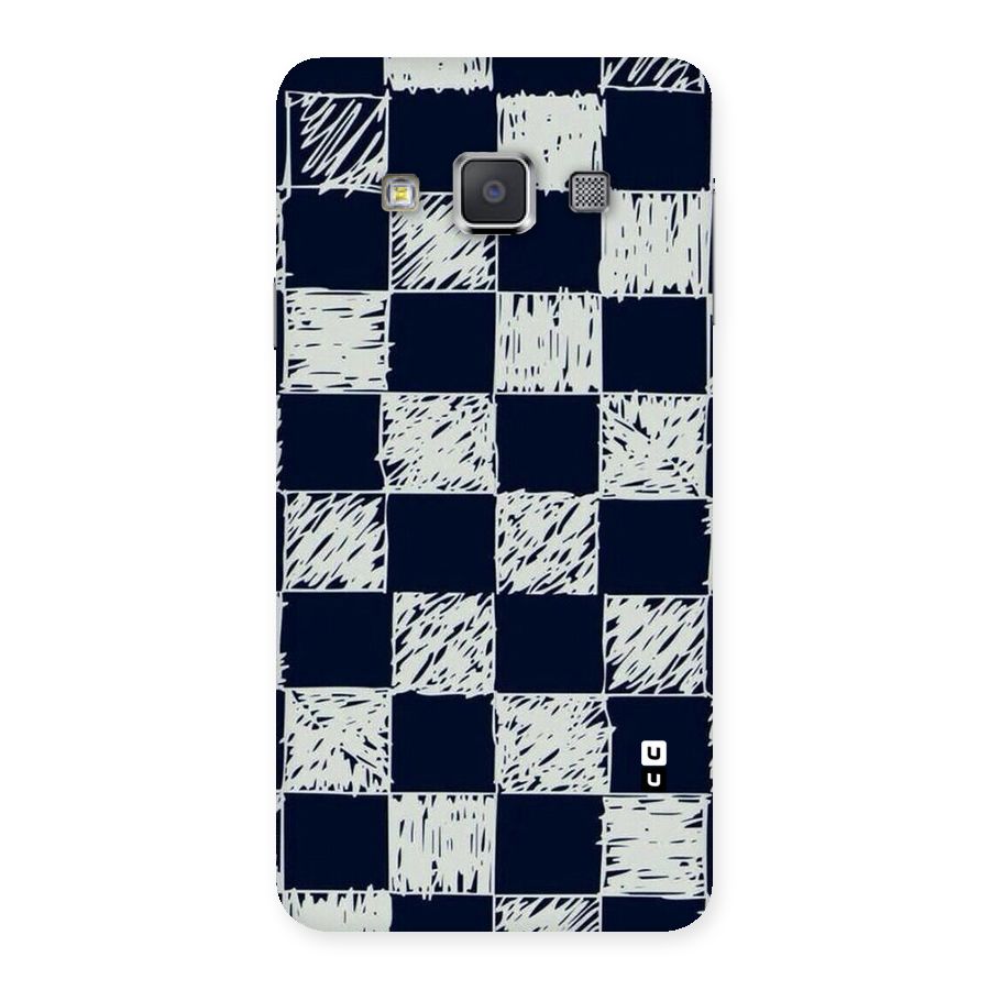 Sketchy Check Design Back Case for Galaxy A3