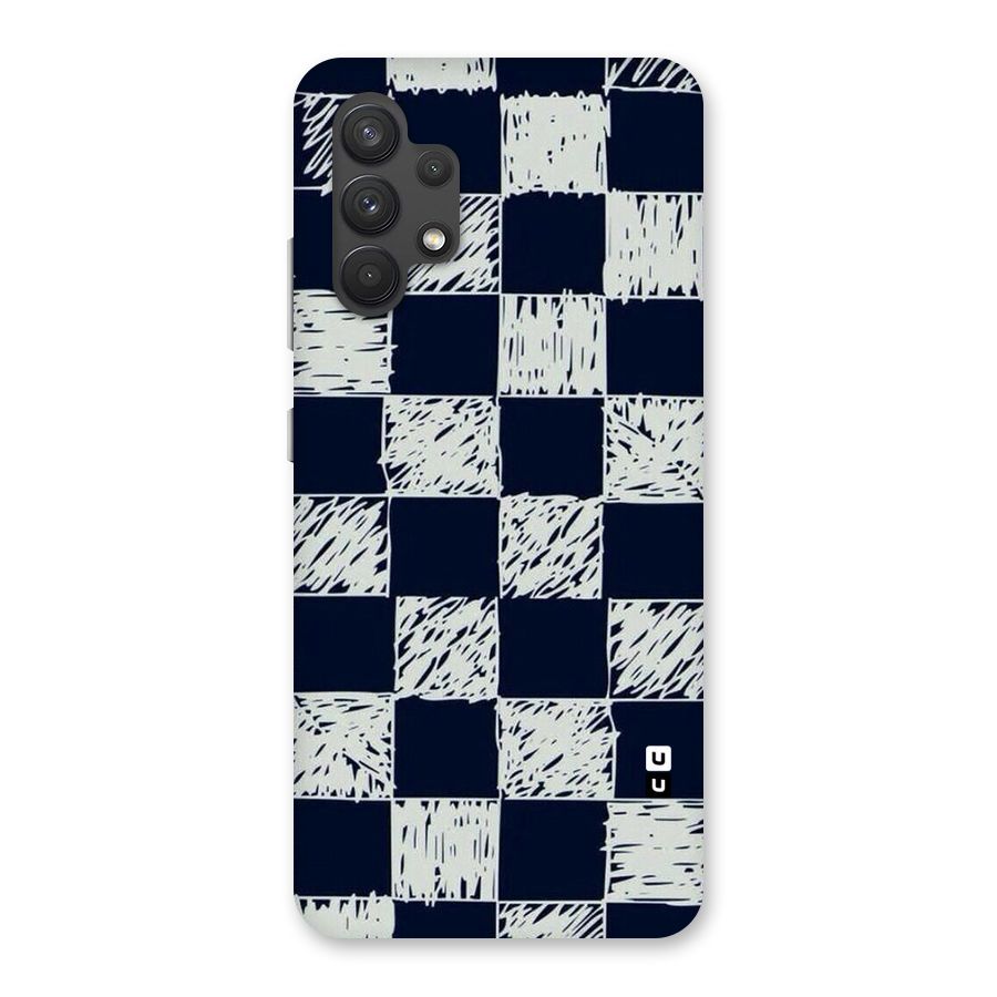 Sketchy Check Design Back Case for Galaxy A32