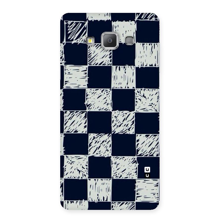 Sketchy Check Design Back Case for Galaxy A7