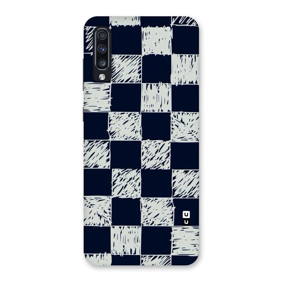 Sketchy Check Design Back Case for Galaxy A70s