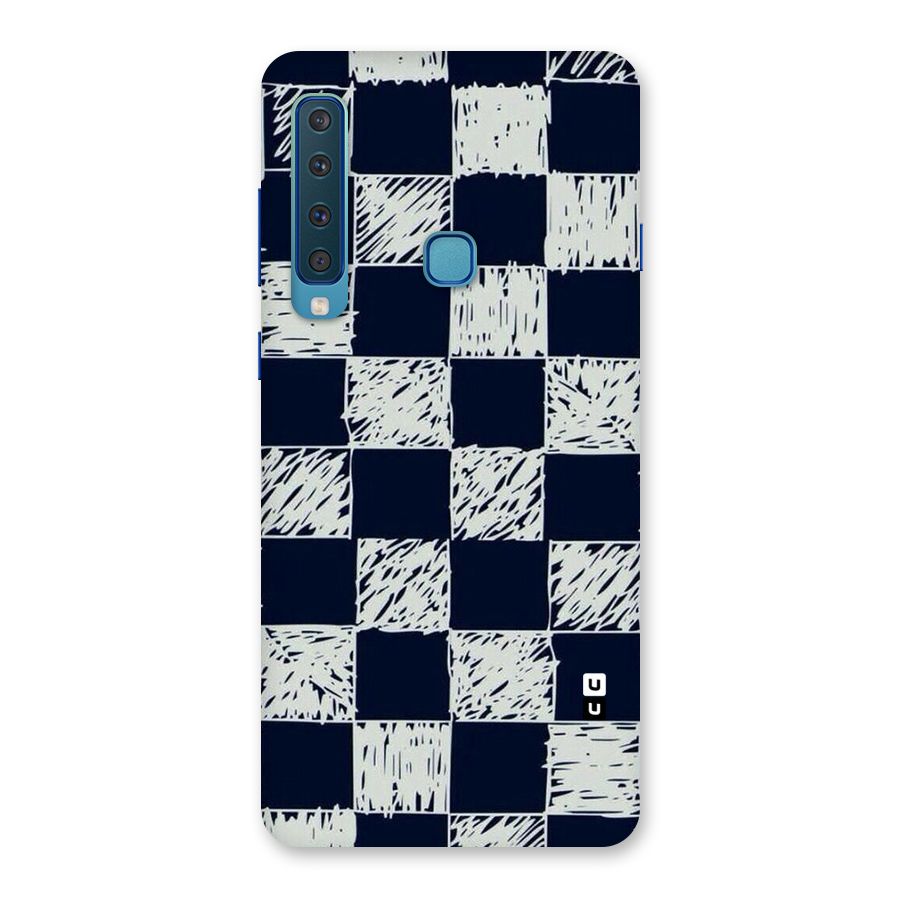 Sketchy Check Design Back Case for Galaxy A9 (2018)