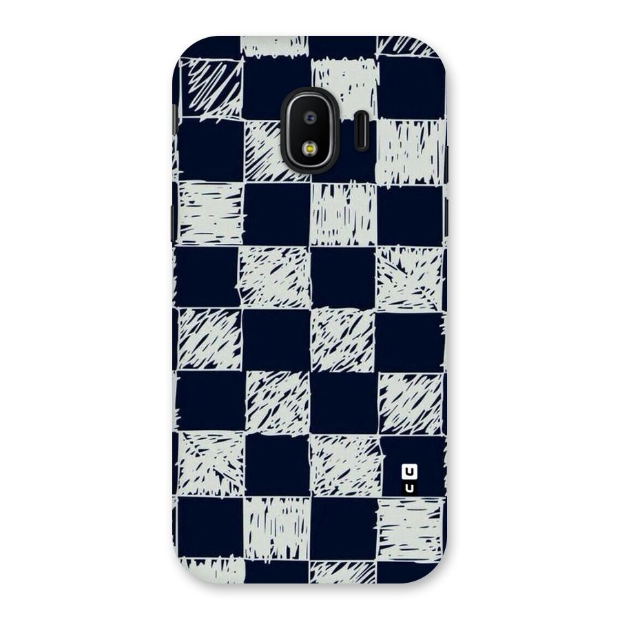 Sketchy Check Design Back Case for Galaxy J2 Pro 2018