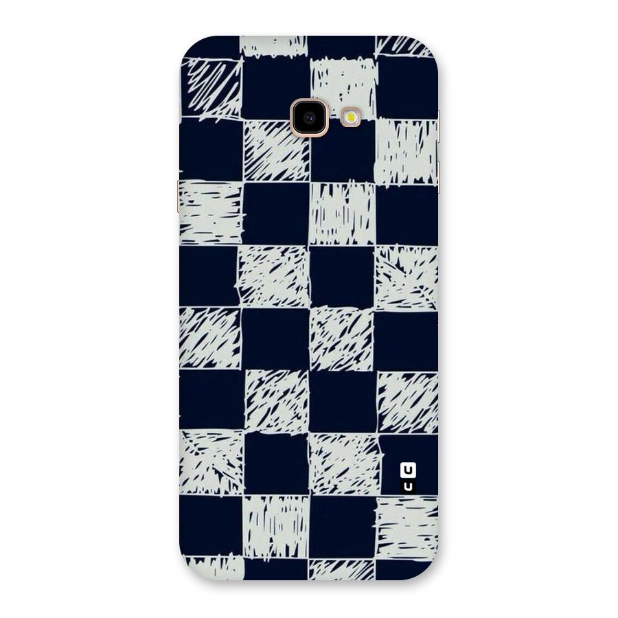 Sketchy Check Design Back Case for Galaxy J4 Plus
