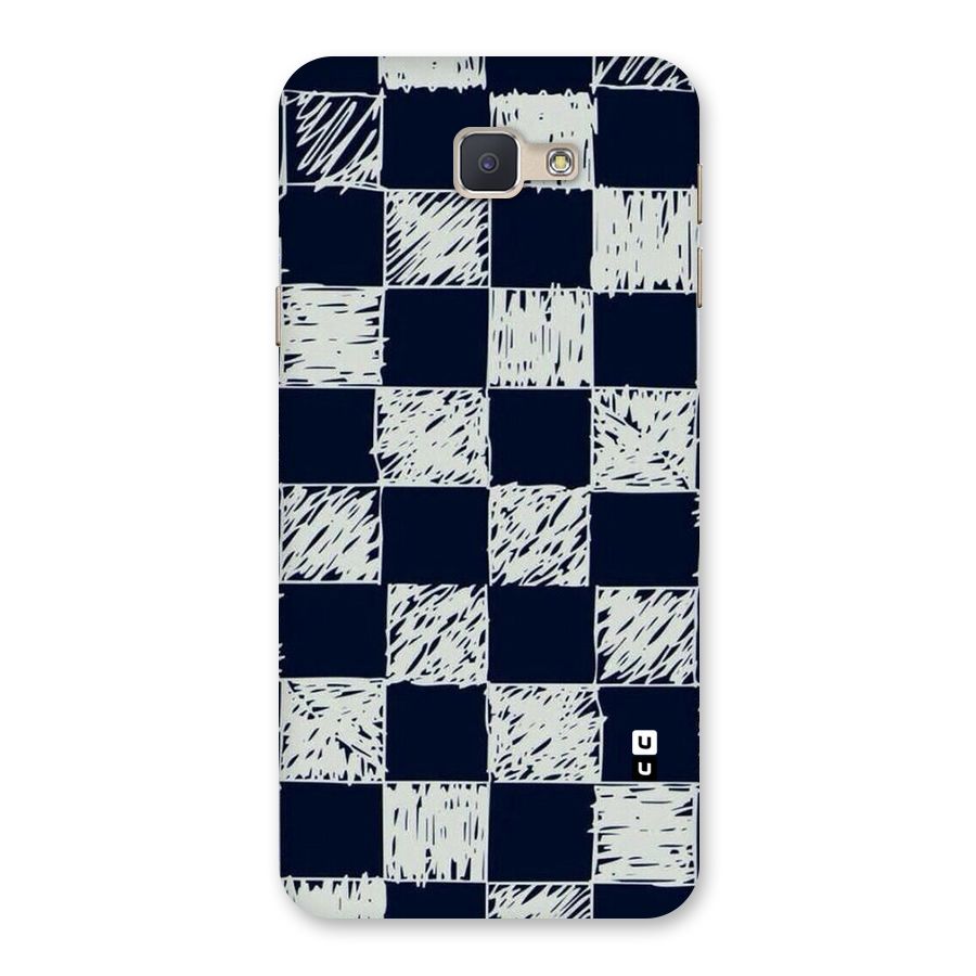 Sketchy Check Design Back Case for Galaxy J5 Prime