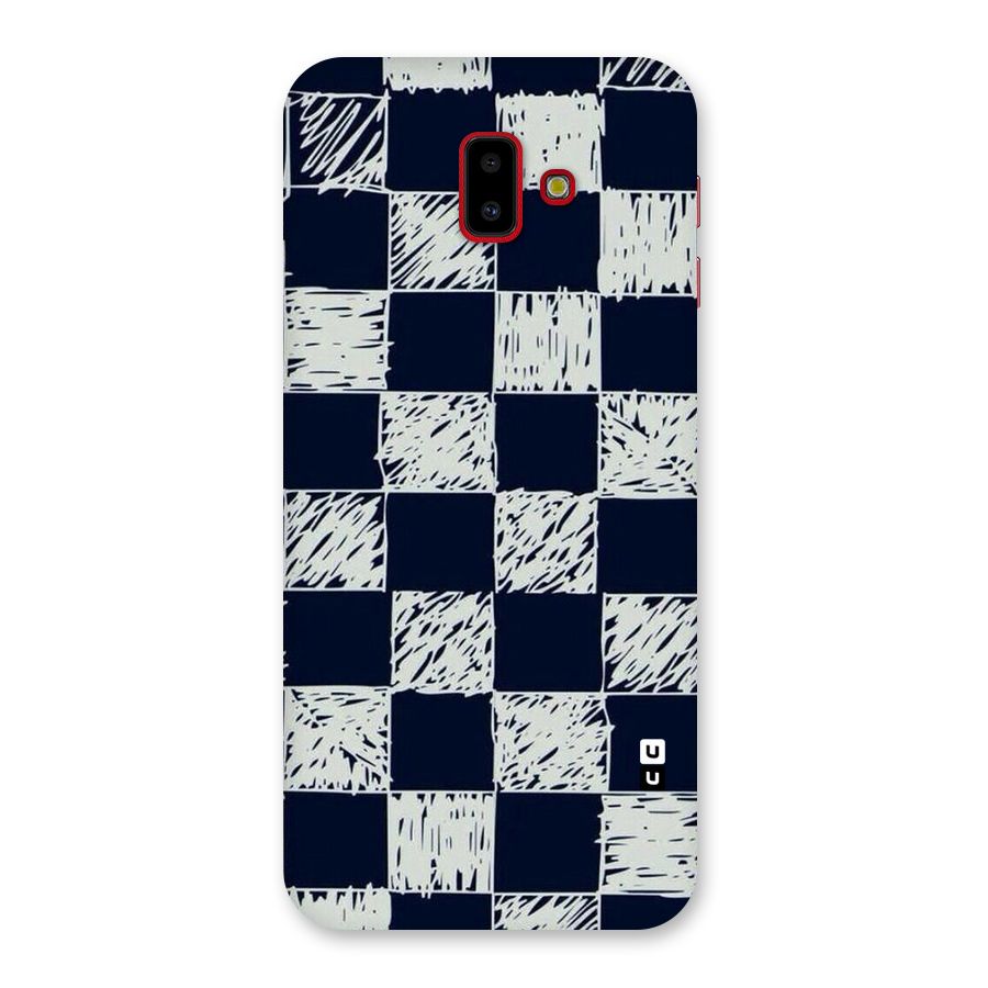 Sketchy Check Design Back Case for Galaxy J6 Plus