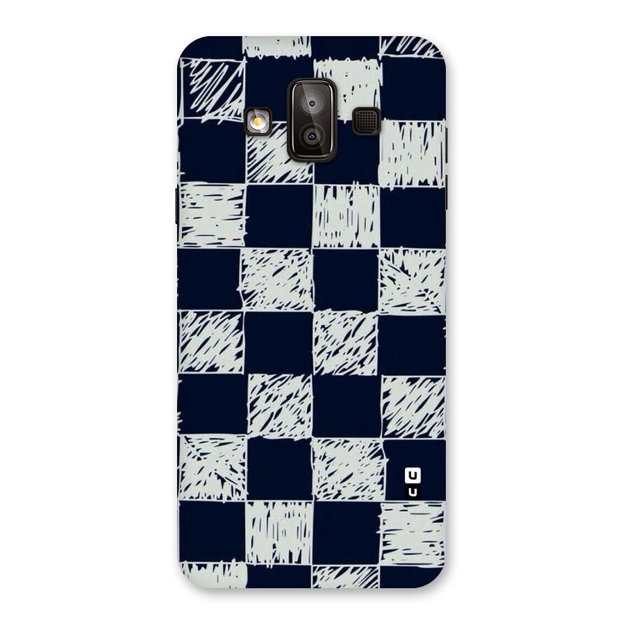 Sketchy Check Design Back Case for Galaxy J7 Duo