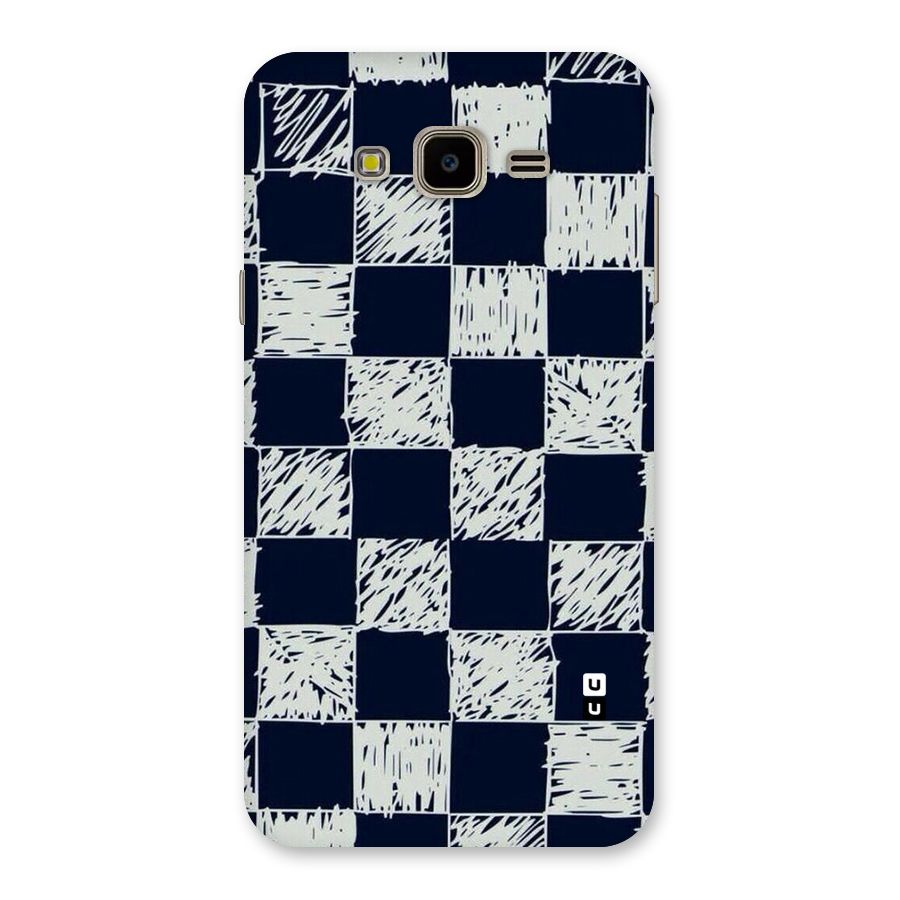 Sketchy Check Design Back Case for Galaxy J7 Nxt