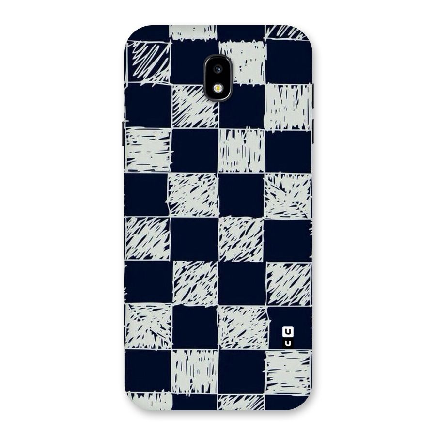Sketchy Check Design Back Case for Galaxy J7 Pro