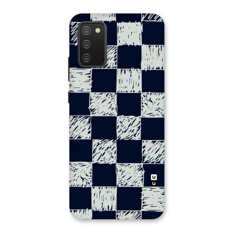 Sketchy Check Design Back Case for Galaxy M02s
