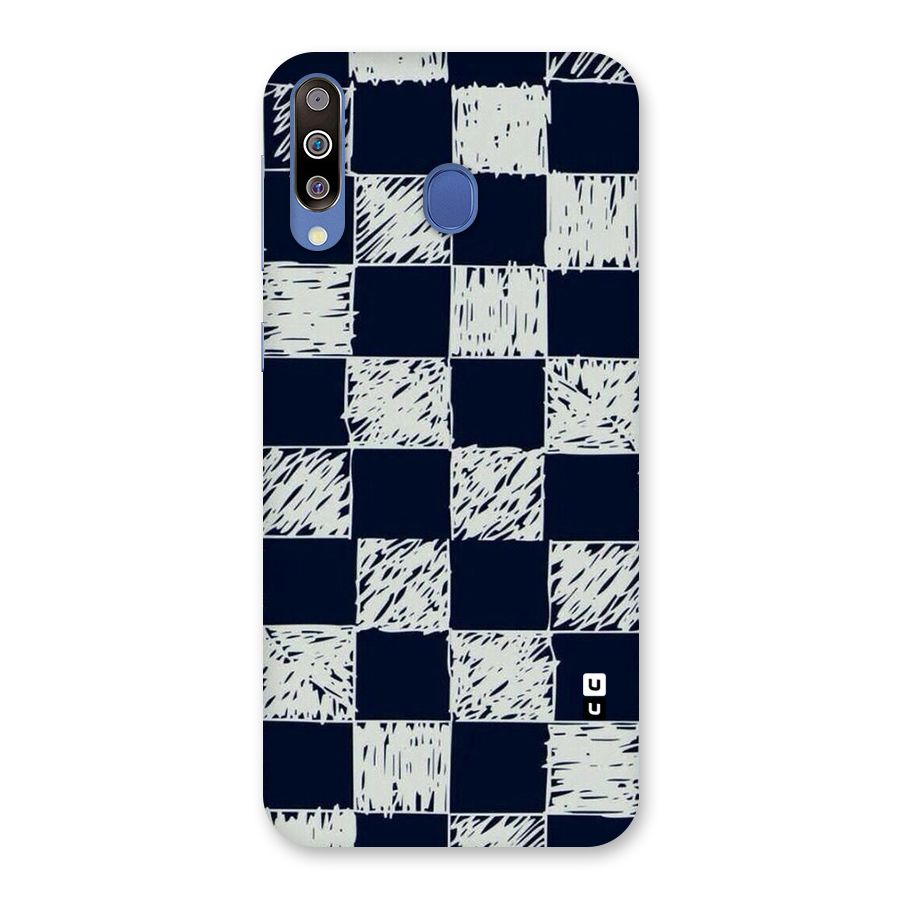 Sketchy Check Design Back Case for Galaxy M30