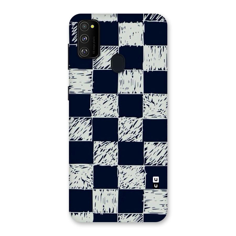 Sketchy Check Design Back Case for Galaxy M30s