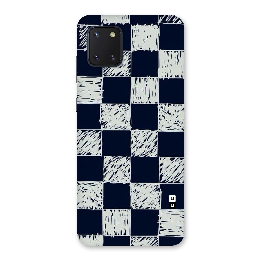 Sketchy Check Design Back Case for Galaxy Note 10 Lite